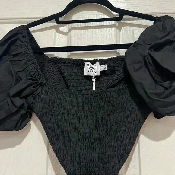 Princess Polly AMBER MINI DRESS BLACK - Picture 4 of 6